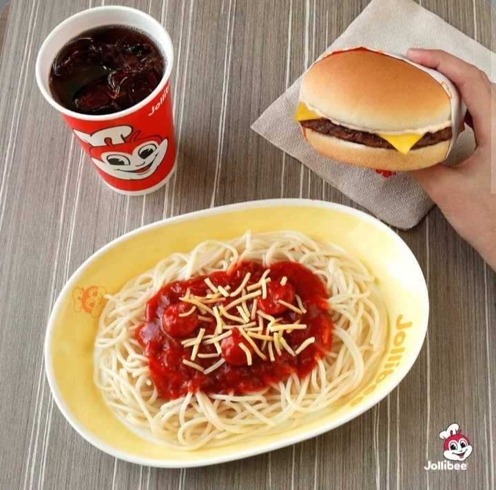 S4 - Jolly Spaghetti with Cheesy Yumburger and Drink