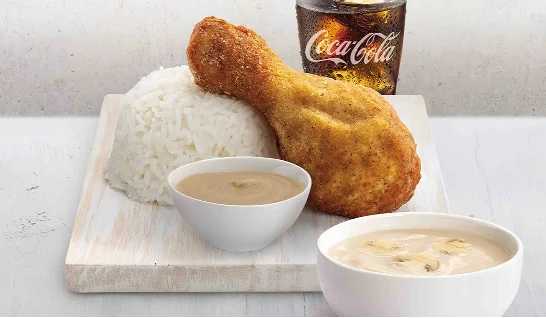 1-Pc Chicken Meal with Soup