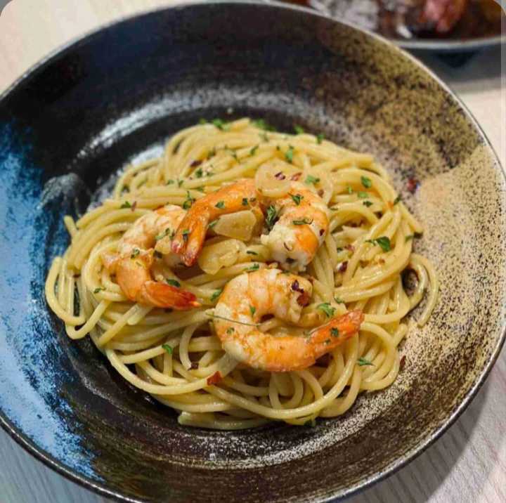 Shrimp Aglio Olio