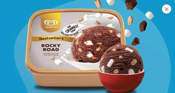 Selecta Rocky Road Ice Cream 1.3L