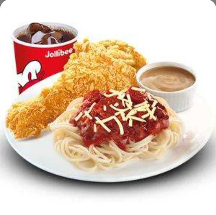 C3 - 1-pc. Chicken Joy with Spaghetti and Drink