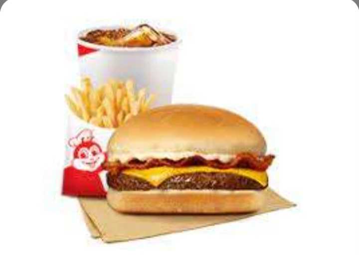 Y3 - Bacon Cheesy Yumburger with Fries and Drink (with Pork)